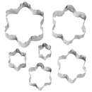 Flower Fondant Icing Double Ended Cutters - set of 6